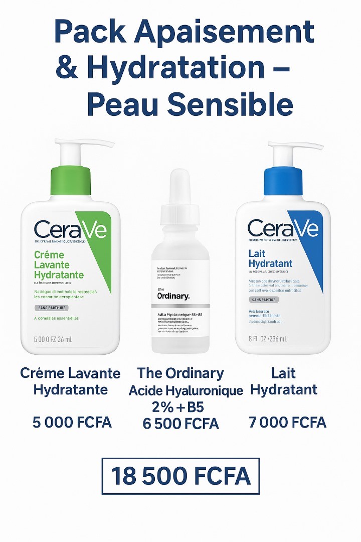 Pack Apaisement & Hydratation – Peau Sensible