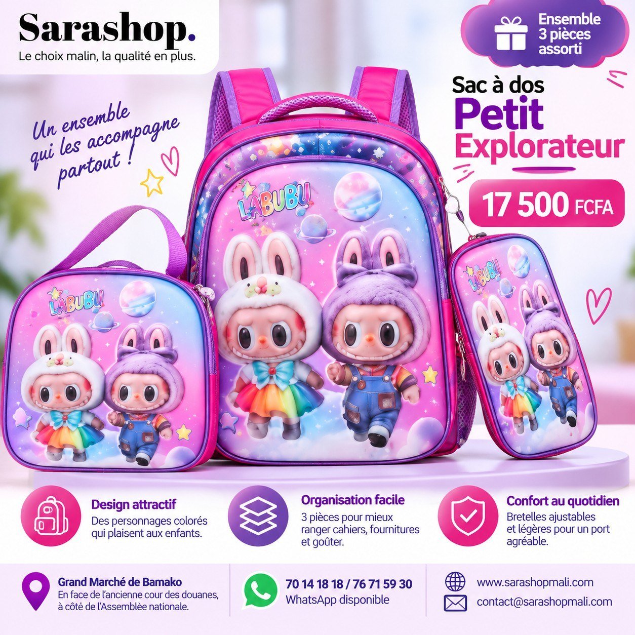 sac à dos Petit Explorateur