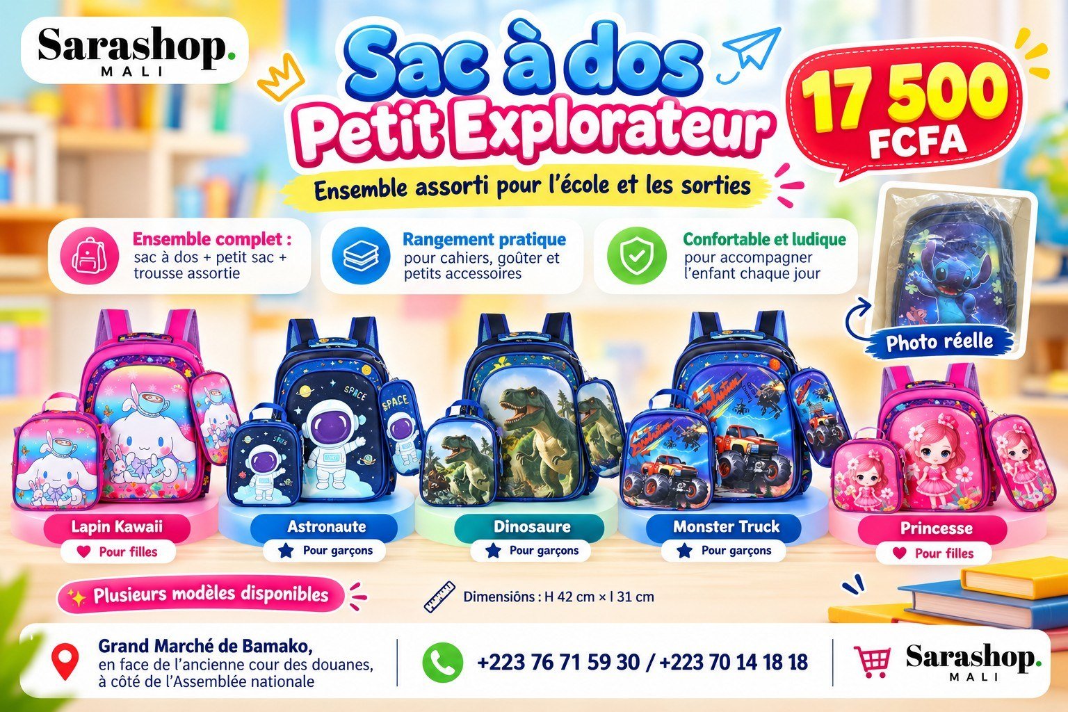 sac à dos Petit Explorateur