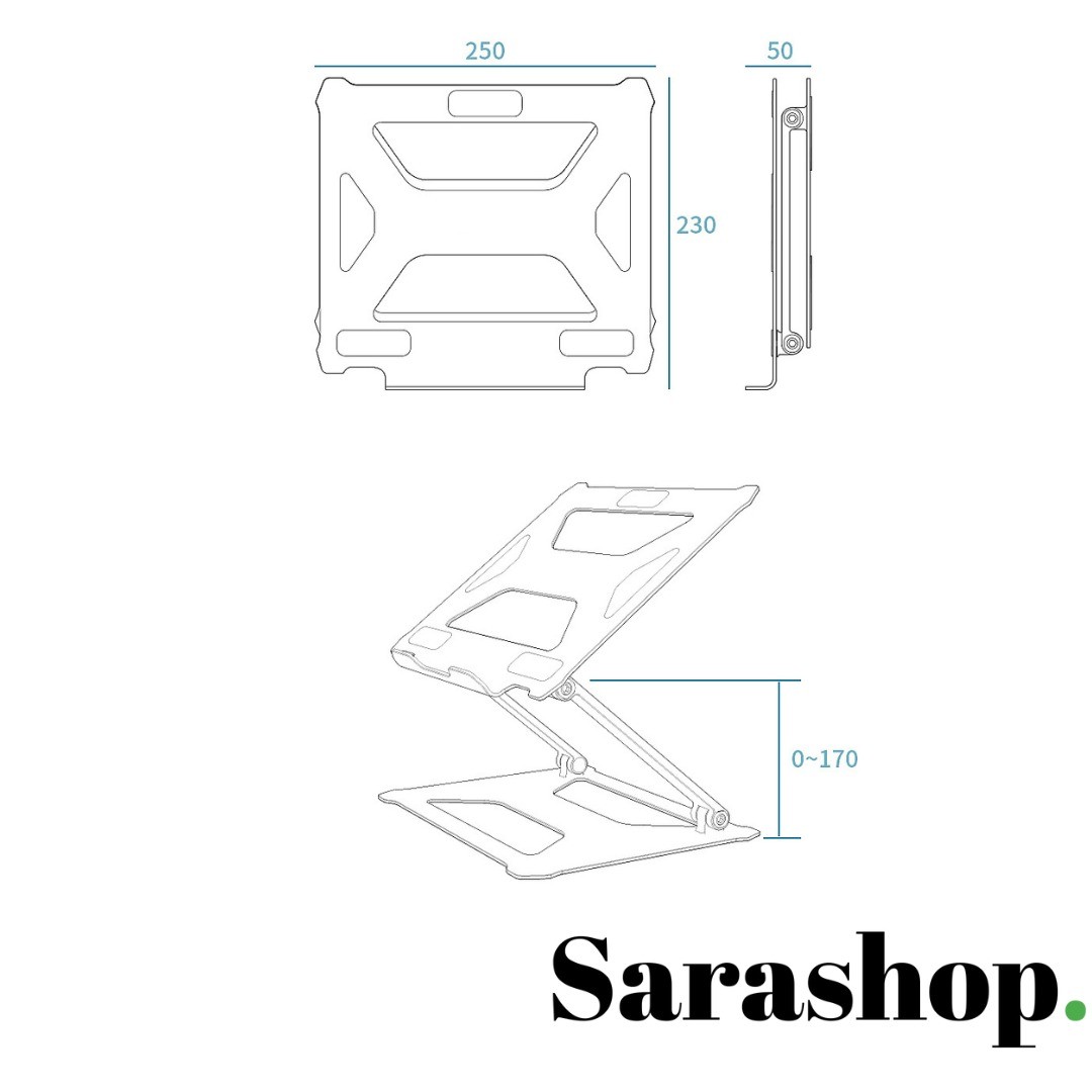 Support pour ordinateur en acier - DW-LP1023A