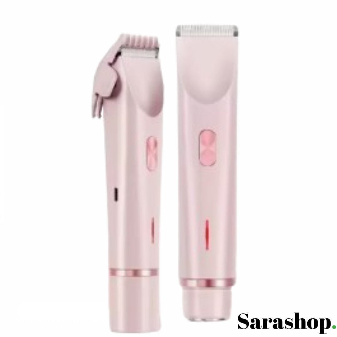 Rasoir électrique rechargeable  2-en-1 – l’accessoire pratique pour une peau nette à tout moment