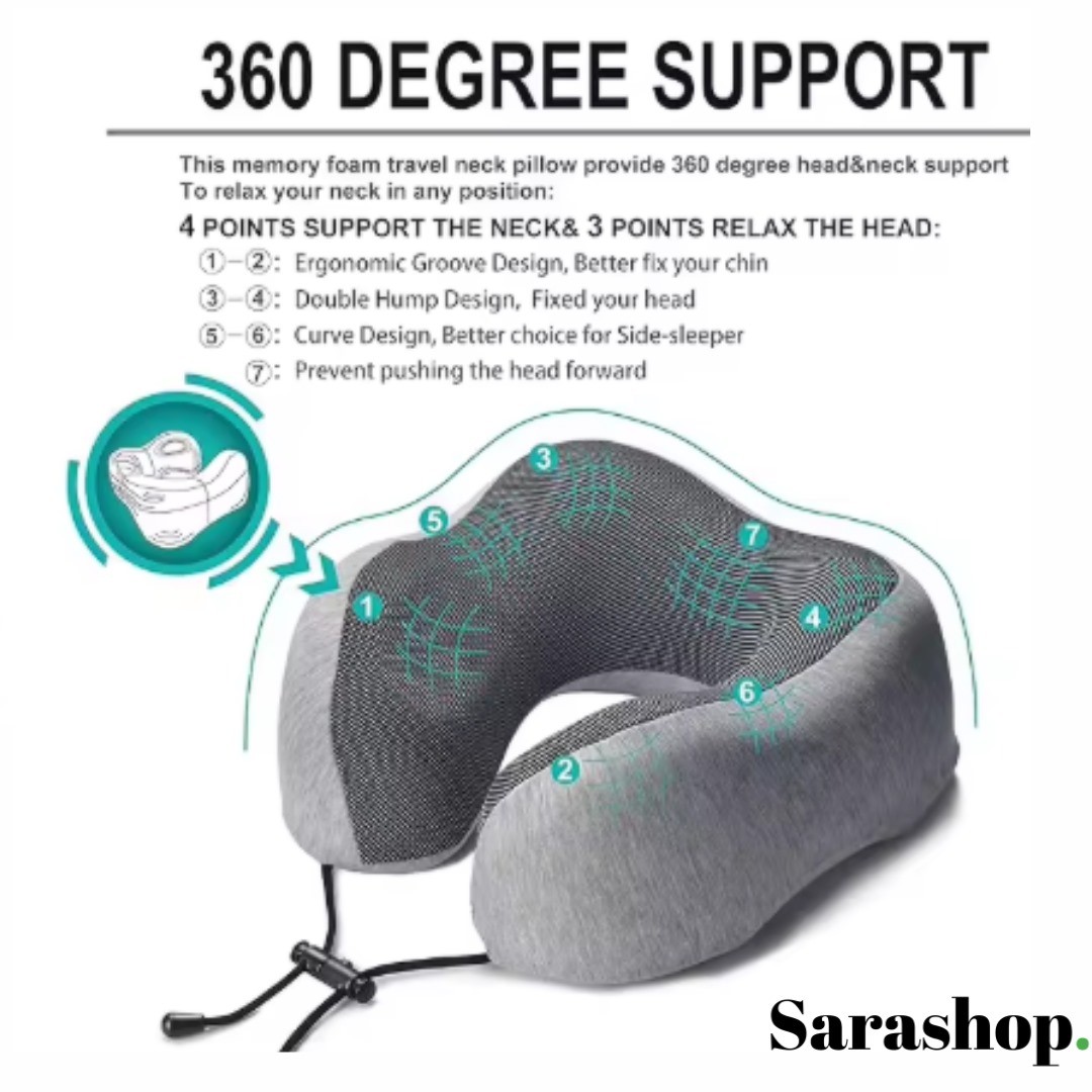 Cocon Nomade – oreiller de voyage memory foam