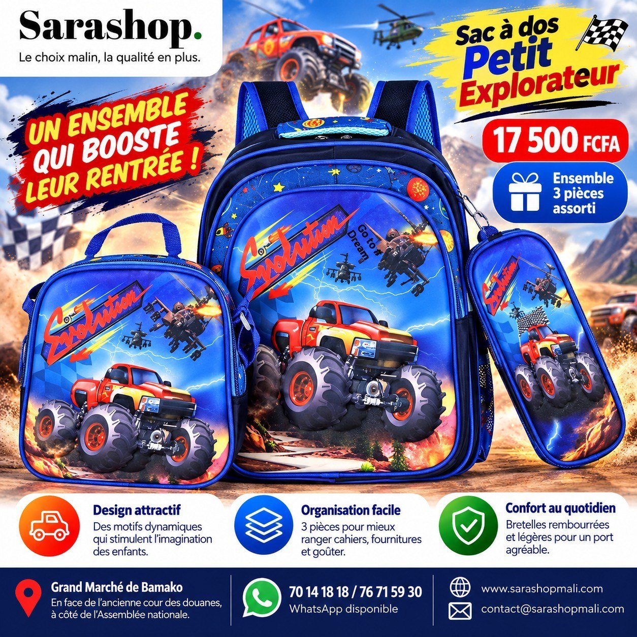 sac à dos Petit Explorateur