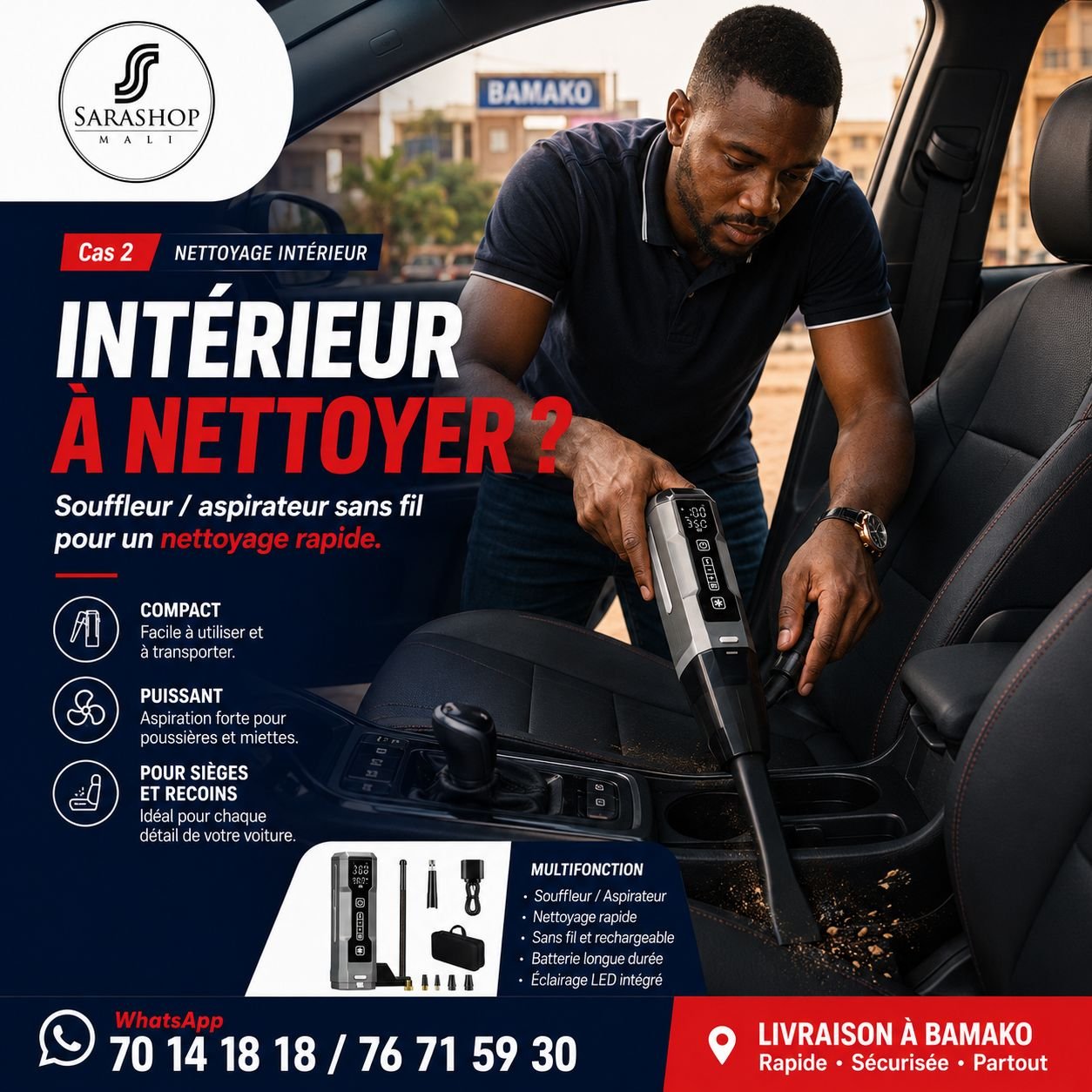 Pack de démarrage de batterie