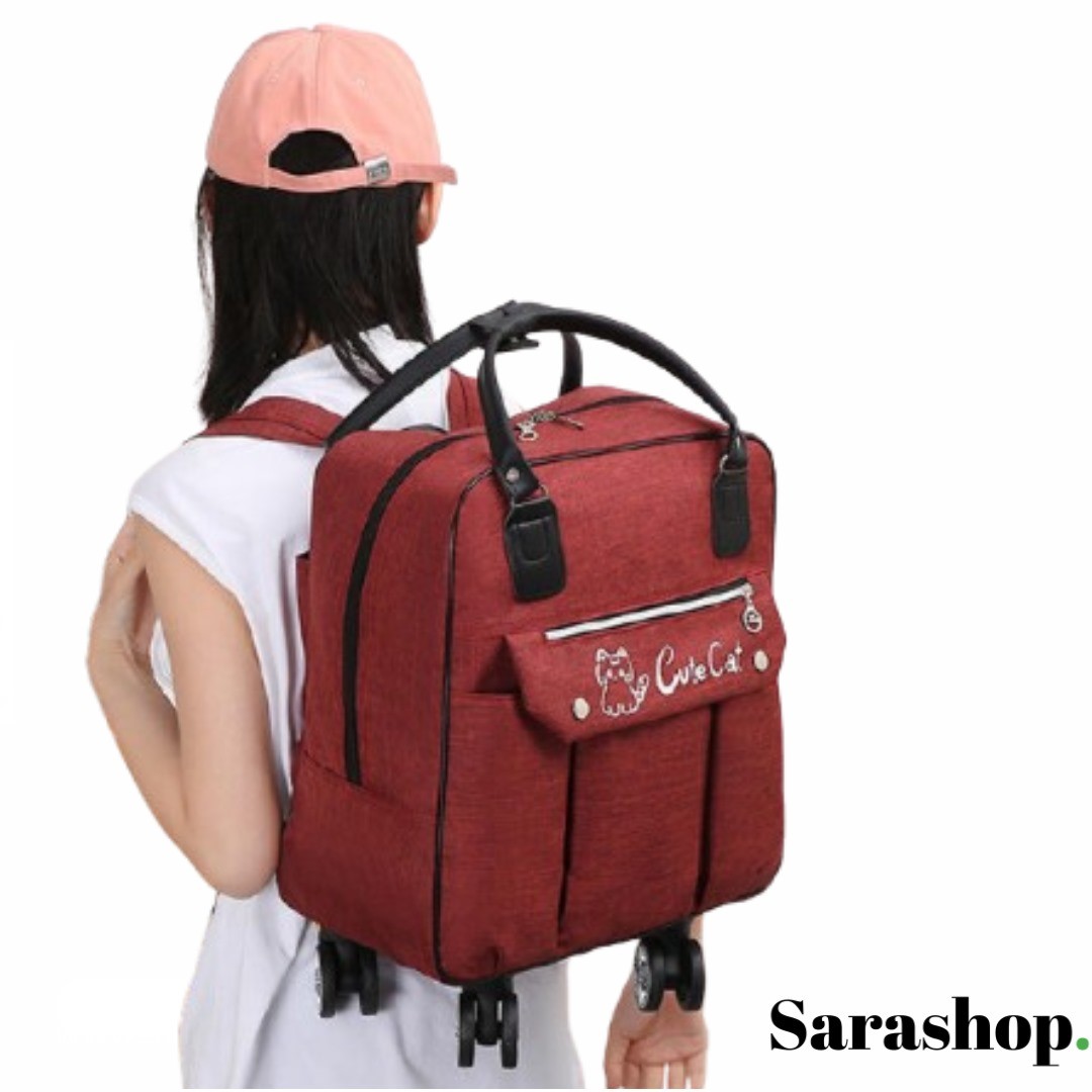 Sac à dos à roulettes Strolley Kitten