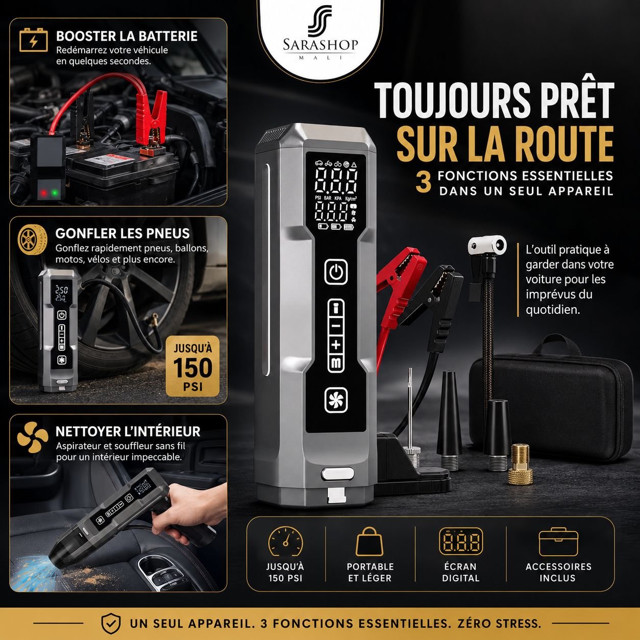 Pack de démarrage de batterie
