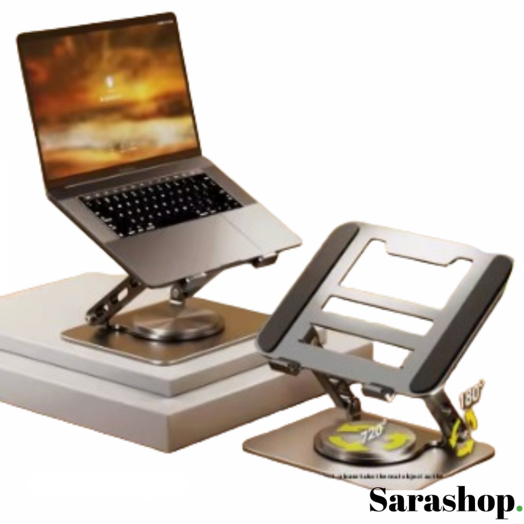 Support Ordinateur Rotatif 360° – travaillez plus confortablement, partout.
