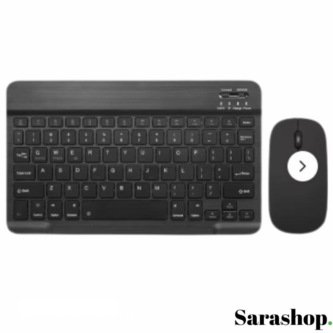Clavier Bluetooth  avec Souris – le duo pratique pour travailler partout.