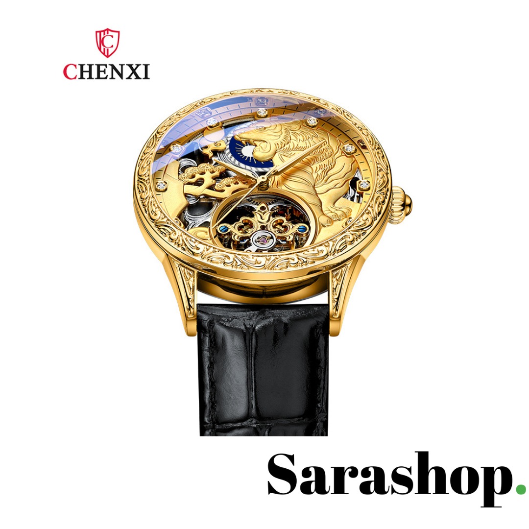 Montre de luxe mécanique Lion heart