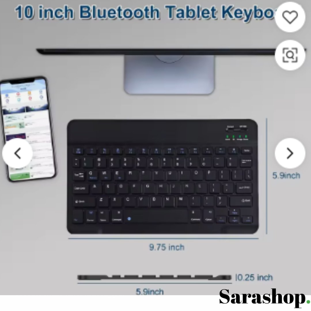 Clavier Bluetooth  avec Souris – le duo pratique pour travailler partout.