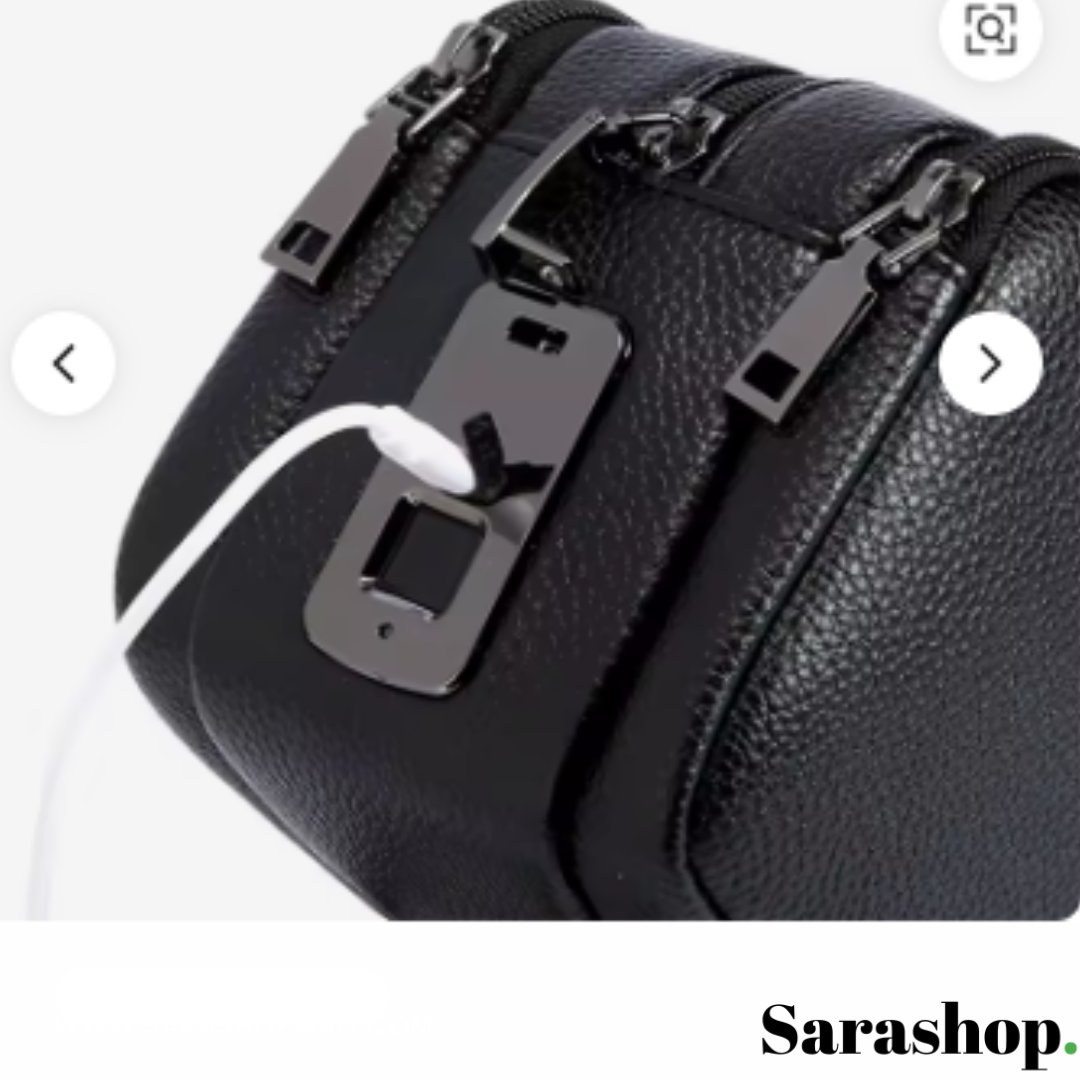 Sacoche Homme Sécurisée avec Empreinte – élégance, rangement et protection au quotidien.