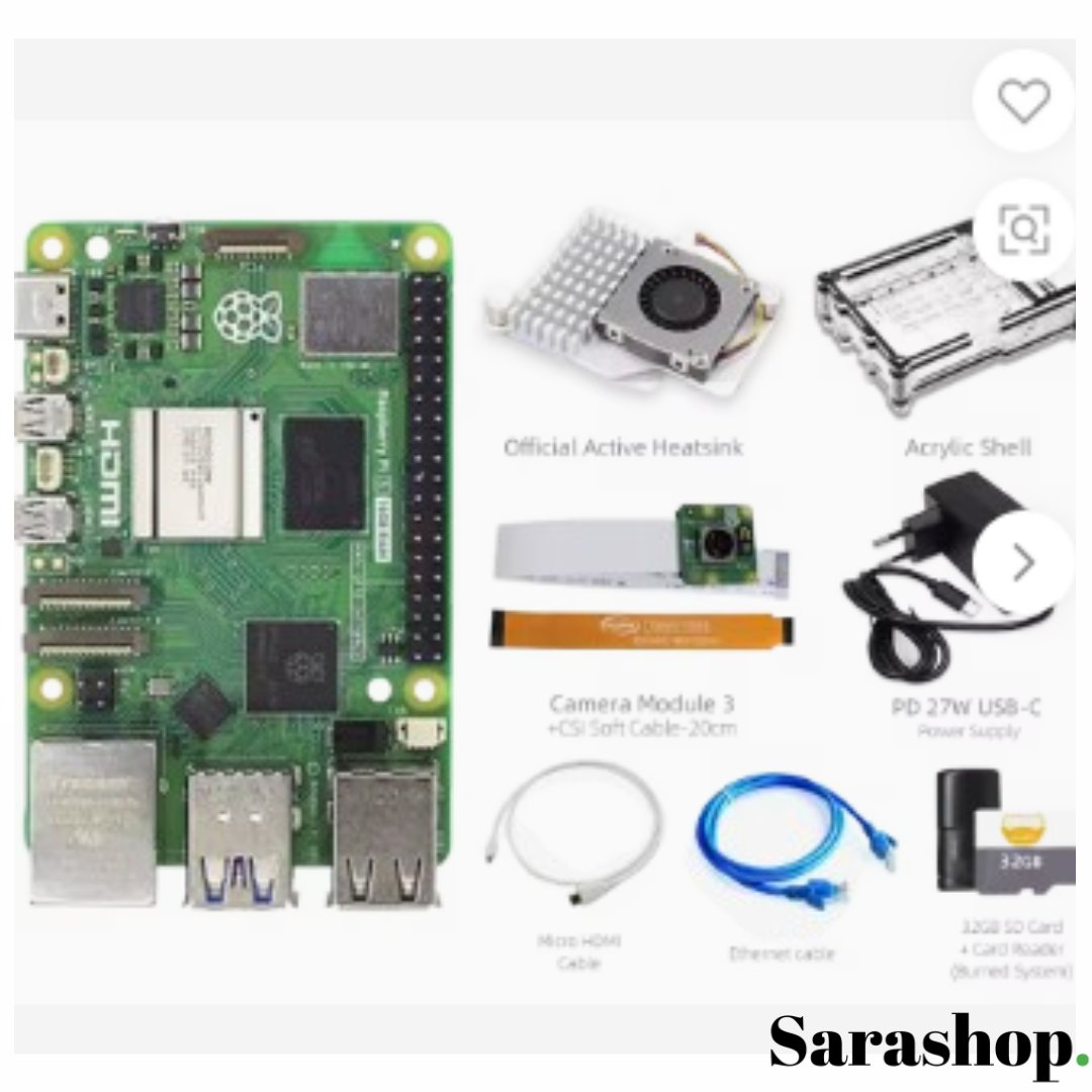 Kit de Développement Raspberry Pi 5 8 Go – kit complet pour projets informatiques, IoT et robotique