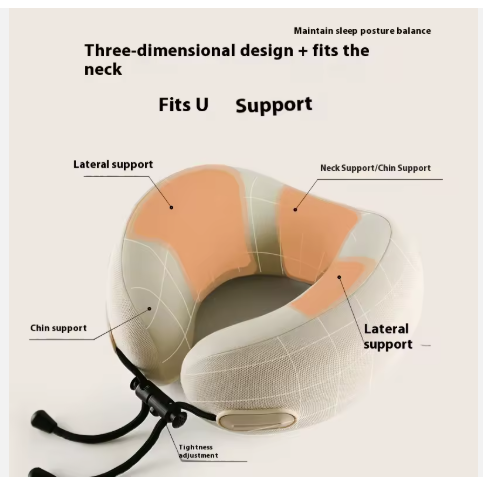 oreiller de voyage pliable à mémoire de forme