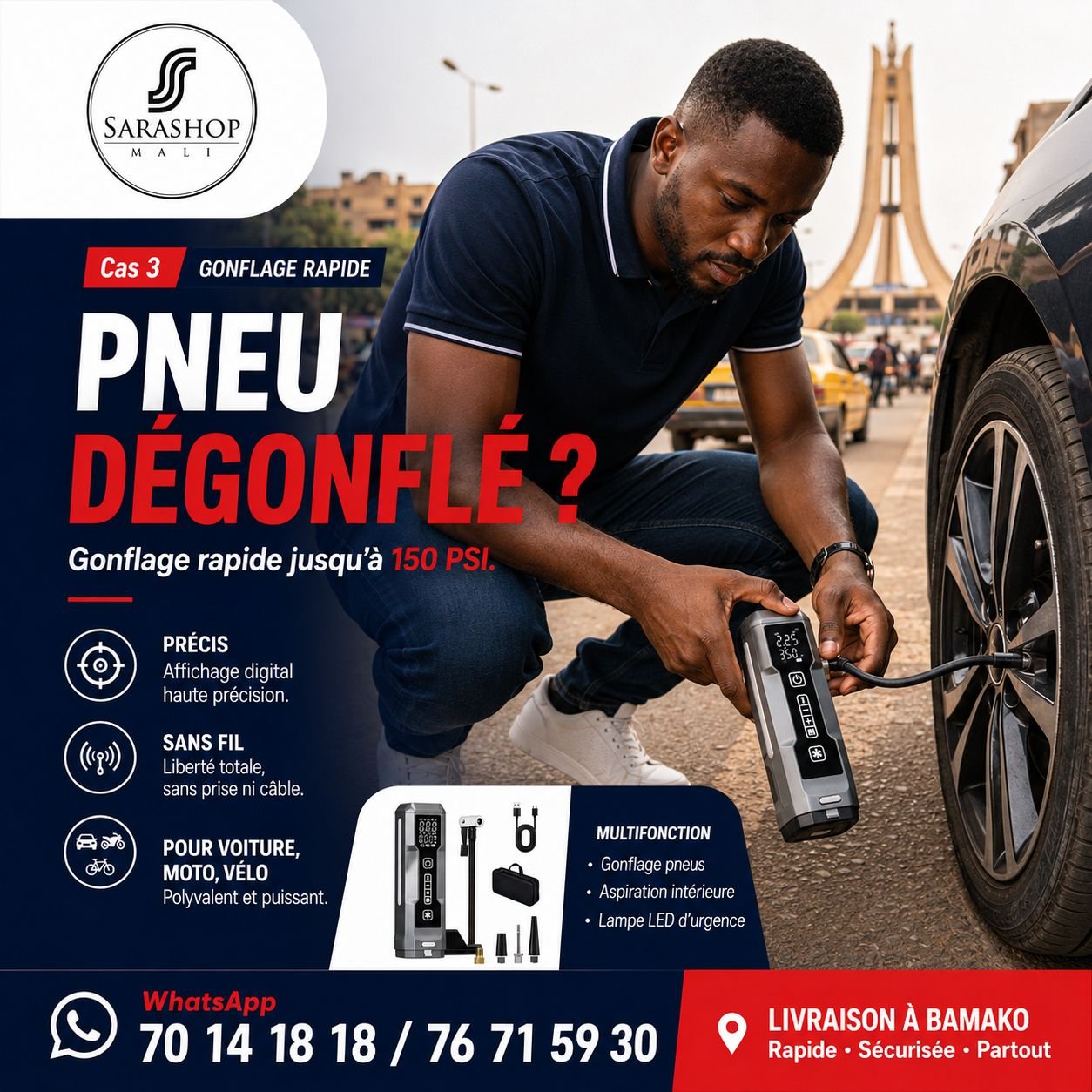 Pack de démarrage de batterie