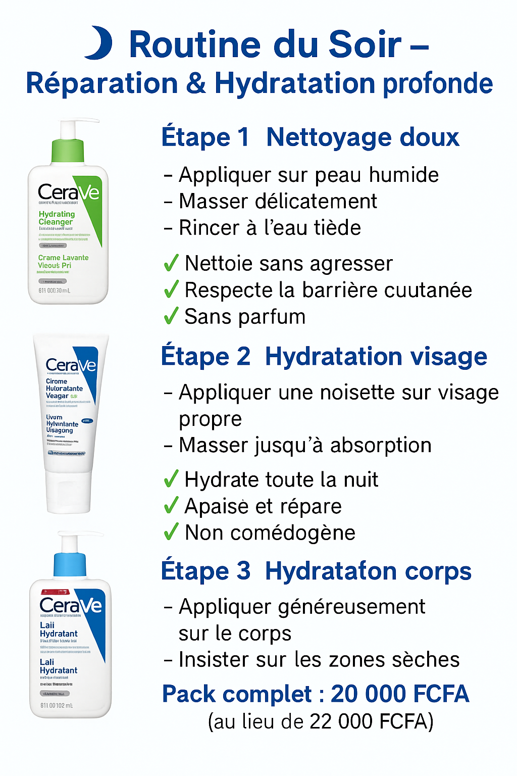 Soin du Soir – Réparation & Hydratation Profonde