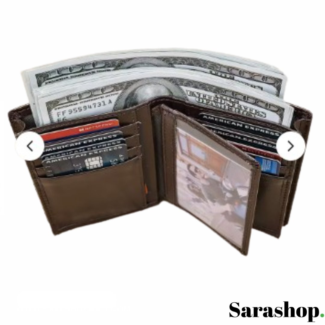 Portefeuille Business Bifold – l’élégance compacte pour garder vos essentiels bien organisés.