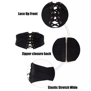 Corset à laset noir