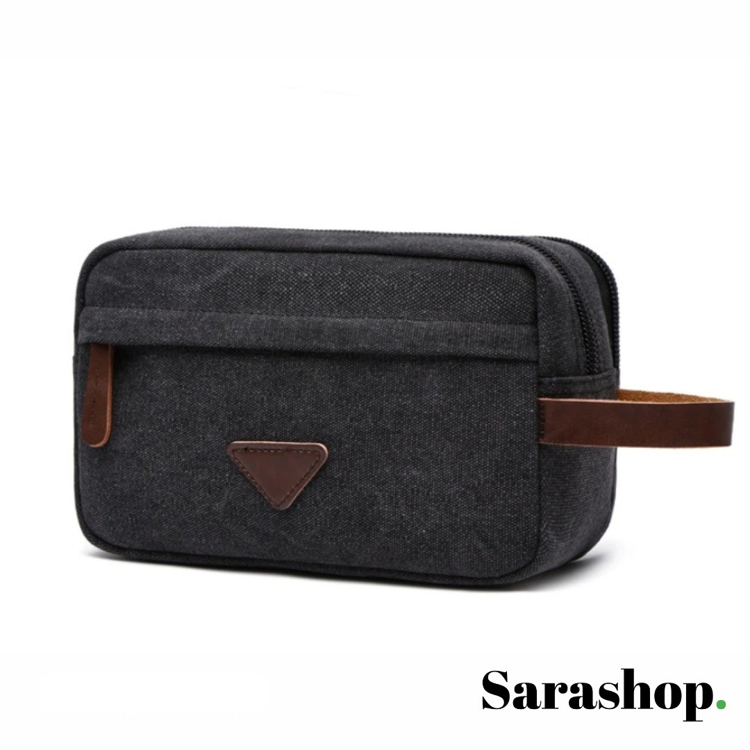 Ensemble 3-en-1 en Toile Résistante – Sac à Dos, Bandoulière & Trousse